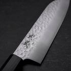 Santoku VG-10 Tsuchime Ebony Handle 165mm-[Musashi]-[Japanese-Kitchen-Knives]
