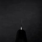 Santoku VG-10 Tsuchime Ebony Handle 165mm-[Musashi]-[Japanese-Kitchen-Knives]