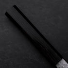 Santoku VG-10 Tsuchime Ebony Handle 165mm-[Musashi]-[Japanese-Kitchen-Knives]