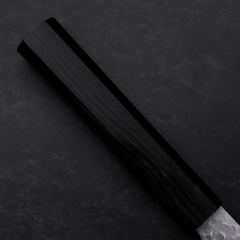 Santoku VG-10 Tsuchime Ebony Handle 165mm-[Musashi]-[Japanese-Kitchen-Knives]