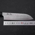 Santoku VG-10 Tsuchime Ebony Handle 165mm-[Musashi]-[Japanese-Kitchen-Knives]