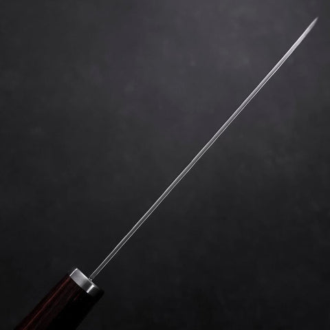 Santoku VG-10 Tsuchime Oval Mahogany Handle 165mm (6.5”)-[Musashi]-[Japanese-Kitchen-Knives]