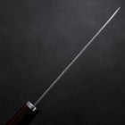 Santoku VG-10 Tsuchime Oval Mahogany Handle 165mm-[Musashi]-[Japanese-Kitchen-Knives]