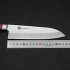 Santoku VG-10 Tsuchime Western Handle 180mm-[Musashi]-[Japanese-Kitchen-Knives]