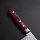 Santoku VG-10 Tsuchime Western Mahogany Handle 175mm (6.8”)-[Musashi]-[Japanese-Kitchen-Knives]