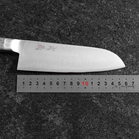 Santoku VG-5 Polished Western Handle 160mm (6.3”)-[Musashi]-[Japanese-Kitchen-Knives]