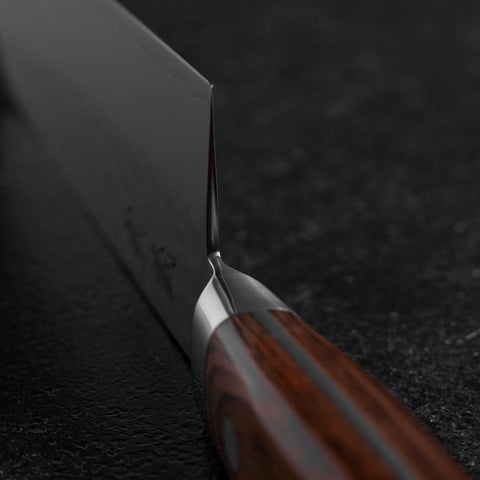 Santoku VG-5 Tsuchime Western Handle 160mm (6.3”)-[Musashi]-[Japanese-Kitchen-Knives]