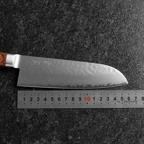 Santoku VG-5 Tsuchime Western Handle 160mm (6.3”)-[Musashi]-[Japanese-Kitchen-Knives]