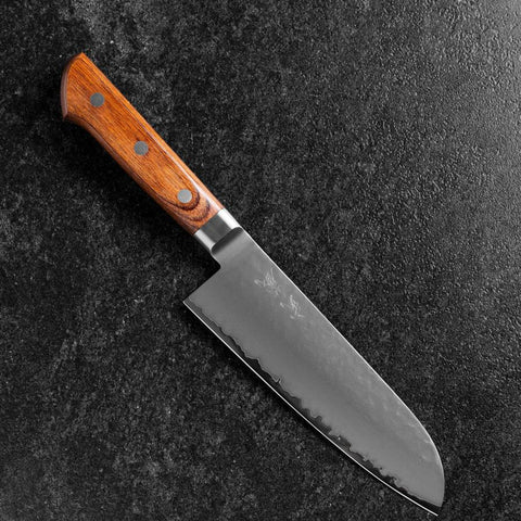 Santoku VG-5 Tsuchime Western Handle 160mm (6.3”)-[Musashi]-[Japanese-Kitchen-Knives]