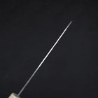 Santoku White Steel #1 Stainless Clad Tsuchime Ocean White Blue Handle 165mm-[Musashi]-[Japanese-Kitchen-Knives]