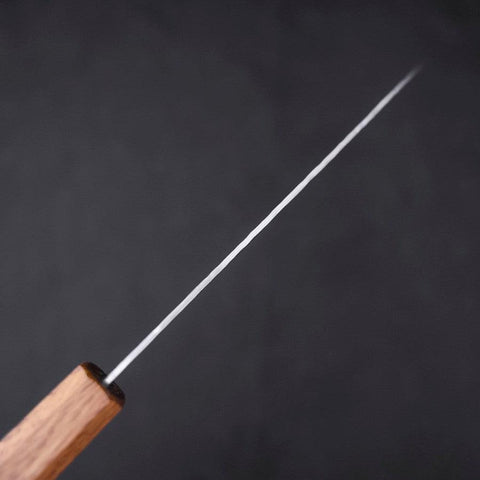 Santoku White Steel #1 Tsuchime Yaki Urushi Handle 165mm-[Musashi]-[Japanese-Kitchen-Knives]
