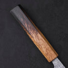 Santoku White Steel #1 Tsuchime Yaki Urushi Handle 165mm-[Musashi]-[Japanese-Kitchen-Knives]