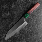 Santoku ZDP-189 Polished Green Shitan Handle 165mm (6.5”)-[Musashi]-[Japanese-Kitchen-Knives]