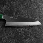 Santoku ZDP-189 Polished Green Shitan Handle 165mm (6.5”)-[Musashi]-[Japanese-Kitchen-Knives]