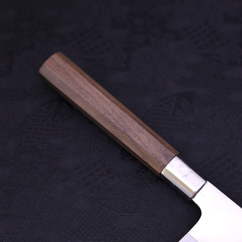 Shukaku Silver Steel #3 Walnut Handle 180mm-[Musashi]-[Japanese-Kitchen-Knives]