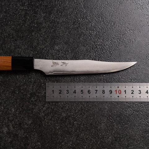 Steak knife AUS-10 Kasumi Buffalo Bubinga Handle 125mm (4.9”)-[Musashi]-[Japanese-Kitchen-Knives]