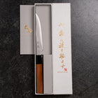 Steak knife AUS-10 Kasumi Buffalo Bubinga Handle 125mm (4.9”)-[Musashi]-[Japanese-Kitchen-Knives]
