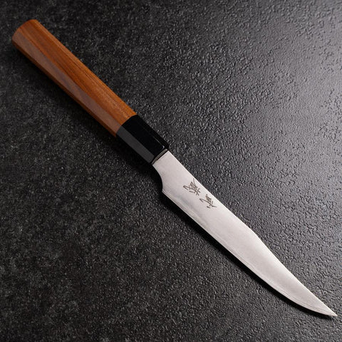 Steak knife AUS-10 Kasumi Buffalo Bubinga Handle 125mm (4.9”)-[Musashi]-[Japanese-Kitchen-Knives]