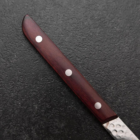 Steak knife VG-10 Tsuchime Mahogany Handle 110mm-[Musashi]-[Japanese-Kitchen-Knives]