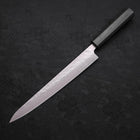 Sujihiki AUS-10 Nashiji Damascus Green Urushi Handle 240mm (9.4”)-[Musashi]-[Japanese-Kitchen-Knives]