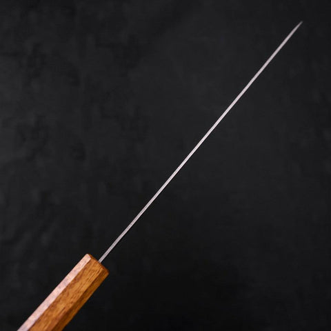 Sujihiki AUS-10 Nashiji Damascus Yaki Urushi Handle 240mm-[Musashi]-[Japanese-Kitchen-Knives]