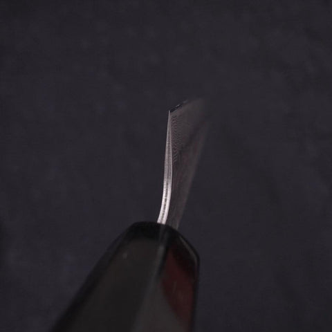 Sujihiki AUS-10 Tsuchime Damascus Buffalo Magnolia Handle 270mm-[Musashi]-[Japanese-Kitchen-Knives]