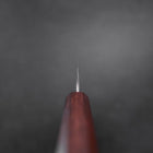 Sujihiki AUS-10 Tsuchime Damascus Purple Urushi Handle 240mm-[Musashi]-[Japanese-Kitchen-Knives]