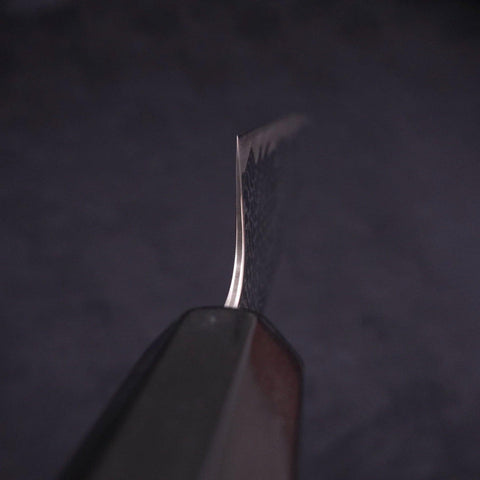 Sujihiki AUS-10 Wave Damascus Buffalo Magnolia Handle 240mm-[Musashi]-[Japanese-Kitchen-Knives]