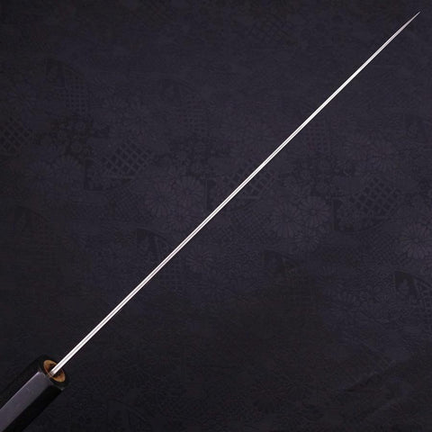 Sujihiki AUS-10 Wave Damascus Buffalo Magnolia Handle 240mm-[Musashi]-[Japanese-Kitchen-Knives]