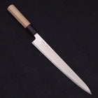 Sujihiki AUS-10 Wave Damascus Buffalo Magnolia Handle 240mm-[Musashi]-[Japanese-Kitchen-Knives]