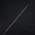Sujihiki AUS-10 Wave Damascus Dark-Blue Urushi Handle 240mm-[Musashi]-[Japanese-Kitchen-Knives]