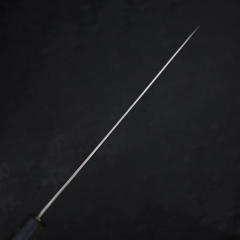 Sujihiki AUS-10 Wave Damascus Dark-Blue Urushi Handle 240mm-[Musashi]-[Japanese-Kitchen-Knives]