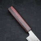 Sujihiki AUS-10 Wave Damascus Purple Urushi Handle 240mm-[Musashi]-[Japanese-Kitchen-Knives]