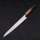 Sujihiki AUS-10 Wave Damascus Yaki Urushi Handle 240mm-[Musashi]-[Japanese-Kitchen-Knives]