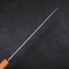 Sujihiki AUS-10 Wave Damascus Yaki Urushi Handle 240mm-[Musashi]-[Japanese-Kitchen-Knives]