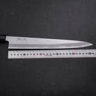 Sujihiki Blue Steel #1 Kasumi Buffalo Ebony Handle 270mm-[Musashi]-[Japanese-Kitchen-Knives]