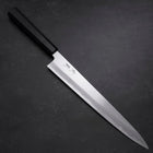 Sujihiki Blue Steel #1 Kasumi Buffalo Ebony Handle 270mm-[Musashi]-[Japanese-Kitchen-Knives]