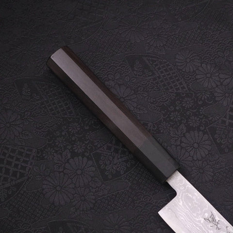Sujihiki Blue Steel #2 Damascus Buffalo Ebony Handle 270mm-[Musashi]-[Japanese-Kitchen-Knives]