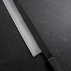 Sujihiki Blue Steel #2 Kurouchi Dark Blue Urushi Handle 210mm-[Musashi]-[Japanese-Kitchen-Knives]