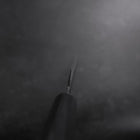 Sujihiki Blue Steel #2 Kurouchi Dark Blue Urushi Handle 210mm-[Musashi]-[Japanese-Kitchen-Knives]
