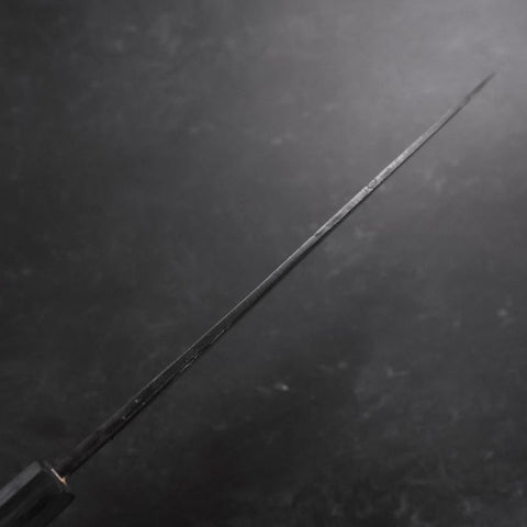 Sujihiki Blue Steel #2 Kurouchi Dark Blue Urushi Handle 210mm-[Musashi]-[Japanese-Kitchen-Knives]