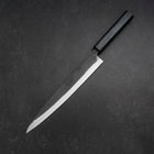 Sujihiki Blue Steel #2 Kurouchi Dark Blue Urushi Handle 240mm-[Musashi]-[Japanese-Kitchen-Knives]