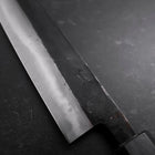 Sujihiki Blue Steel #2 Kurouchi Dark Blue Urushi Handle 240mm-[Musashi]-[Japanese-Kitchen-Knives]