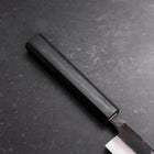 Sujihiki Blue Steel #2 Kurouchi Dark Blue Urushi Handle 240mm-[Musashi]-[Japanese-Kitchen-Knives]