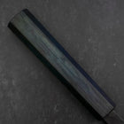 Sujihiki Blue Steel #2 Kurouchi Dark Blue Urushi Handle 240mm-[Musashi]-[Japanese-Kitchen-Knives]