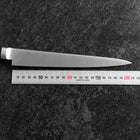 Sujihiki Molybdenum Polished Western Black Handle 210mm-[Musashi]-[Japanese-Kitchen-Knives]