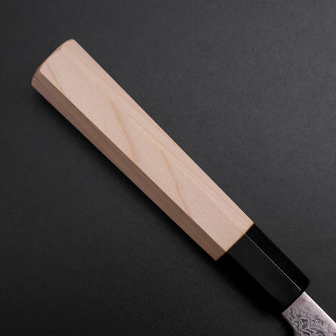 Sujihiki SLD Damascus Buffalo Magnolia Handle 240mm-[Musashi]-[Japanese-Kitchen-Knives]