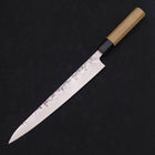 Sujihiki SLD Nashiji Washi Buffalo Magnolia Handle 240mm-[Musashi]-[Japanese-Kitchen-Knives]