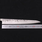 Sujihiki SLD Nashiji Washi Buffalo Magnolia Handle 240mm-[Musashi]-[Japanese-Kitchen-Knives]