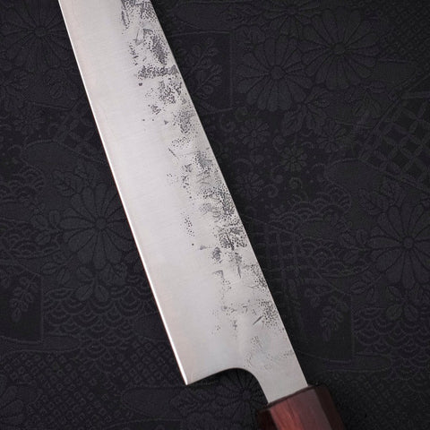 Sujihiki SLD Nashiji Washi Purple Urushi Handle 240mm-[Musashi]-[Japanese-Kitchen-Knives]
